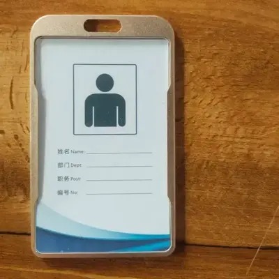 Id card mattel card holder ( metallic )