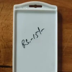 Id card holder white